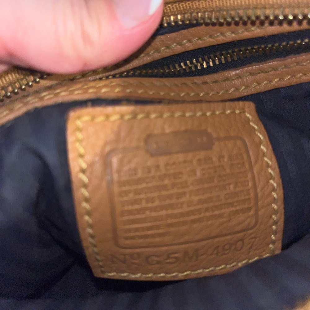 Vintage Coach pebbled Sonoma bag - Picture 6 of 6